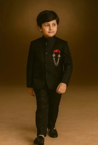 Paryushnam Boys Party(Festive) Coat Pant