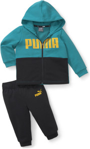 PUMA Baby Boys Baby Girls Casual Sweatshirt Pant Price in India