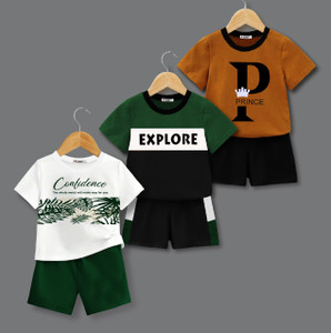 tarsier Baby Boys & Baby Girls Casual T-shirt Shorts
