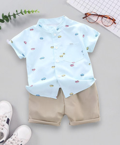 VANI COUTURE Boys Party(Festive) Shirt Shorts
