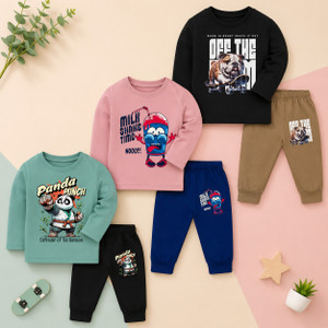 Lavi-Tavi Baby Boys & Baby Girls Casual T-shirt Pyjama