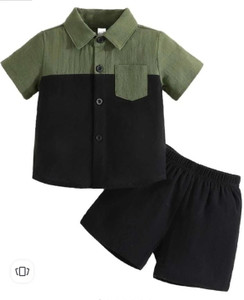 FASHION PLUSE POINT Boys Party(Festive) Shirt Shorts