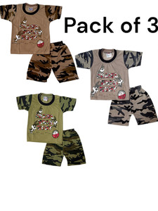 VISION INDIA CO Baby Boys & Baby Girls Casual T-shirt Shorts