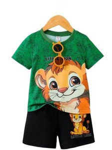 KEESOR Boys Casual T-shirt Shorts