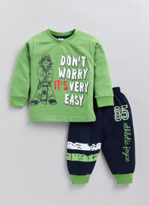 TINY BINY Boys Casual T-shirt Track Pants
