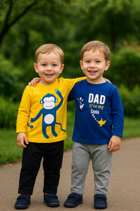 Piku Store Baby Boys Baby Girls Casual T-shirt Pyjama Price in