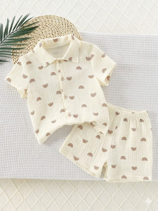 Silken Baby Boys Casual Shirt Shorts