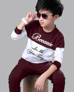 FastColors Boys Casual T-shirt Track Pants