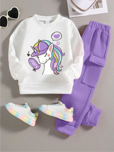 FANFAN Girls Party(Festive) T-shirt Pant