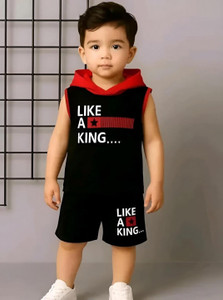 JJ GOLD KOLKATA Baby Boys & Baby Girls Casual T-shirt Shorts