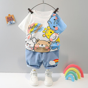PREKSHA Baby Boys & Baby Girls Casual T-shirt Pant