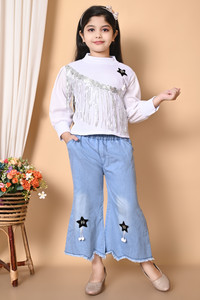 ARHAN FASHIONZ Girls Party(Festive) Top Jeans