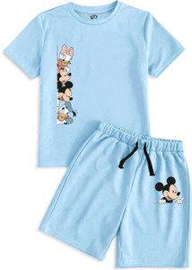 x2o Baby Girls Casual T-shirt Shorts