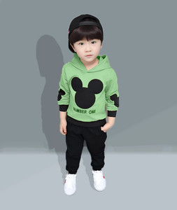 HIKUJ Boys Mickey Casual T-shirt Track Pants