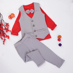 Ninas Baby Boys & Baby Girls Party(Festive) Blazer Jacket, Pant