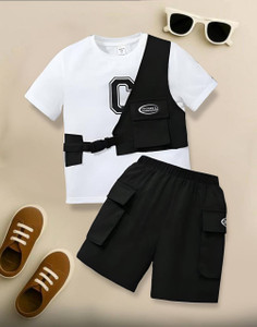 SNAPPY KIDS Boys Casual T-shirt Shorts