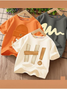 JUBA FASHION Baby Boys Printed Cotton Blend Regular T Shirt