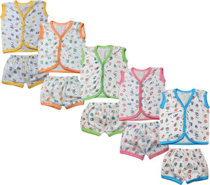 PAPA SMILE Romper For Baby Boys & Baby Girls Casual Printed Cotton Blend