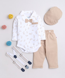 BUMZEE Boys Party(Festive) Bodysuit Pant