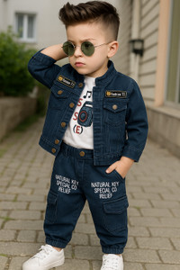 Ferry Street Boys Casual Jacket Jeans, T-shirt