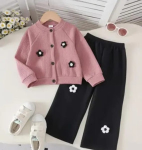 SS Fashion Girls Casual Cardigan Pant