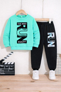 D K ENTERPRISE Boys Casual Sweatshirt Track Pants