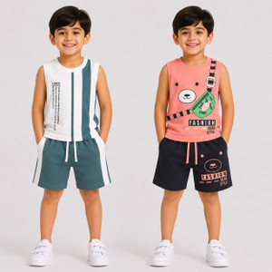 Firsttouch Boys Casual Vest Shorts