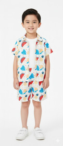 Maitri Baby Boys Party(Festive) Shirt Shirt, Shorts