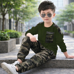 VARNIKA KIDS Boys Casual T-shirt Track Pants