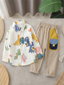 QMQ Boys Casual Shirt Pant