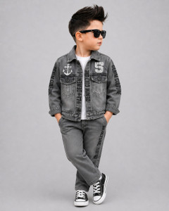 JILANI TRADERS Boys Casual T-shirt Jeans