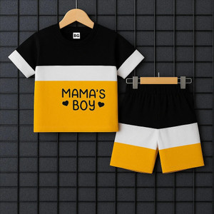 BOUNCEGARMENTS Boys Casual T-shirt Shorts