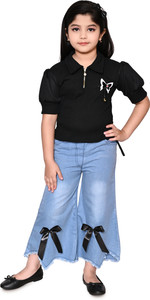 Queen Afsana Girls Party(Festive) Top Jeans