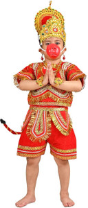 fancykido Hanuman ji Kids Costume Wear