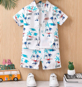 DOLZIO FAB Boys Party(Festive) Shirt Shorts