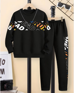 FastColors Boys Casual T-shirt Track Pants