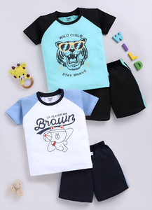 TOONYPORT Boys Casual T-shirt Shorts