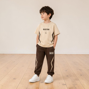 GUDPIG Boys Casual T-shirt Pant