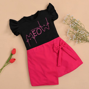 ATIQUE Girls Midi/Knee Length Casual Dress