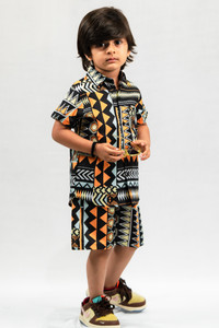 ALANTA Baby Boys Casual Shirt Shorts