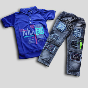 Gori Garmentss Boys Casual T-shirt Jeans