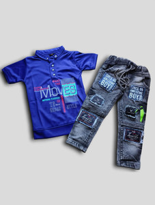 Gori Garmentss Boys Casual T-shirt Jeans