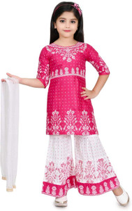 KIDS PARYANIS Girls Party(Festive) Kurta Pyjama
