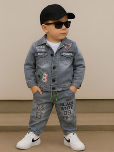 JILANI TRADERS Boys Casual Jacket Jeans