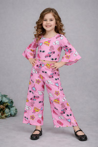 AKDYUG Girls Party(Festive) Top Pant