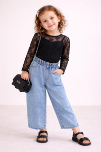Funkroo Girls Casual Jeans Top