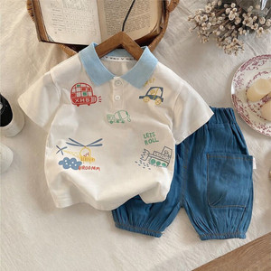 ENCASH FASHION Baby Boys & Baby Girls Casual T-shirt Capri