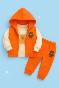 ssskidswear Baby Boys & Baby Girls Casual Jacket Track Pants, T-shirt