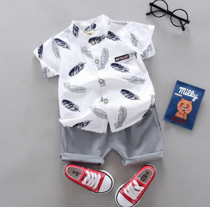 अल्ट्रिना छोटे बच्चे कैज़ुअल शर्ट शॉर्ट्स