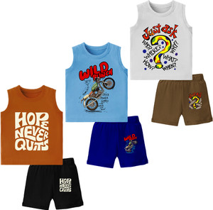 Lavi-Tavi Baby Boys & Baby Girls Casual T-shirt Shorts